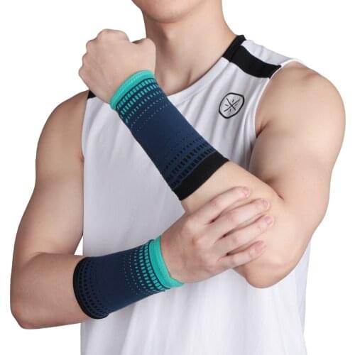 New 1pc Wristband Breathable Sweat Absorption Cotton Towel Hand Wrist Band Wraps Running Sportswear Accessories