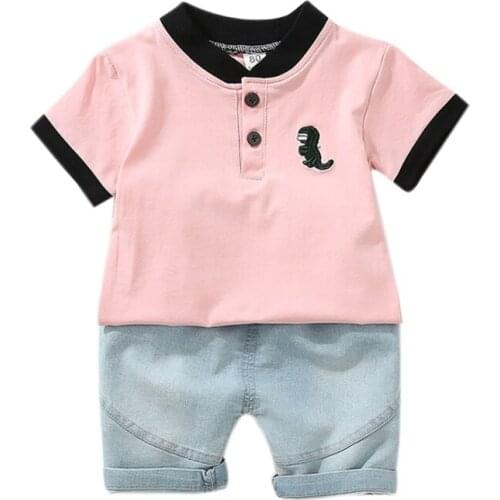 Baby Clothes 2PCS Childrens Sets Boys Casual T-Shirt and Pants Shorts Summer Casual Pullover Cute Kids Boy Clothes