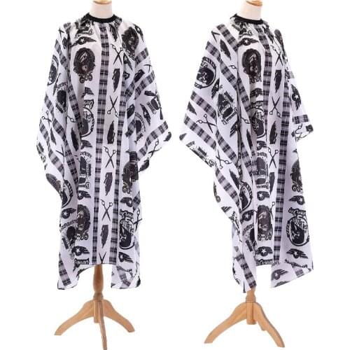 Hairdressing Retro Printed Cloth Hair Salon Into Haircut Shawl Oiled Household Hair Dyeing Barber Shop Apron Shawl