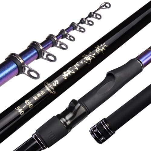 Positioning Rock Fishing Rod High Carbon Superhard Ultralight Fishing Pole Fishing Cane Olta Pesca Power Hand Rod 3.6m 4.5m 5.4m