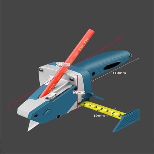 Manual Gypsum Board Cutting Tool with Scale Portable Woodworking Drywall Cutting Artifact Tool Cutting Board Tools Hand Tool Set