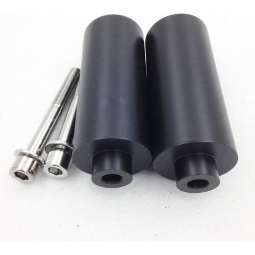 Aftermarket motorcycle parts Extended Frame Slider For Yamaha 2004 2005 2006 2007 2008-2012 FZ-6 FZ-6S 600 BLACK