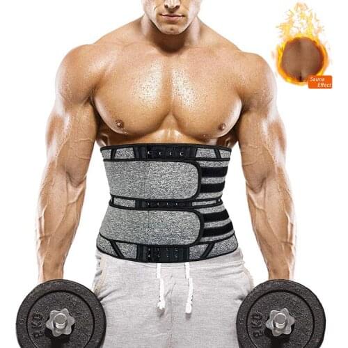 YAGIMI Sweat Trimmer Slim Modeling Belt Girdle Men Waist Trainer Slimming Body Shaper Belly Shapers Weight Loss Shapewear Tummy