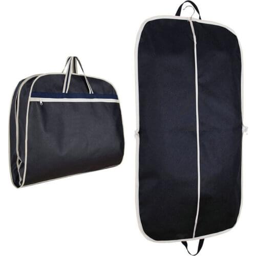Home Garment Bag Foldable Suit Bag Travel Closet Dust Cover Clothes Bag With Zipper For Traveling