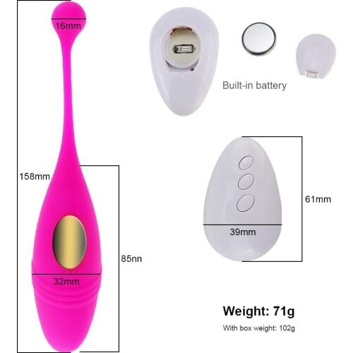 Female Adult Toy Wireless Remote Control Vagina Vibrator Ball Massager Love Egg Sex Toy for Women Anal Toy Female Masturbator