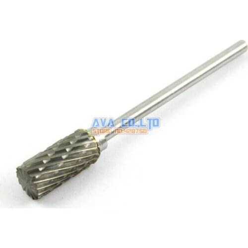 5 Pieces 6mm Tungsten Carbide Burr Rotary Cutter File 2.35mm Shank Double Cut (NO.1)