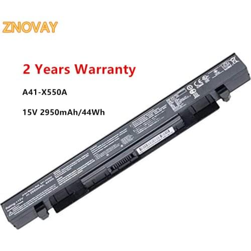 15V 2950mAh 44Wh A41-X550A A41-X550 Laptop Battery Compatible with Asus A450 A550 F450 K450 K550 X450 X550 X550CA Notebook