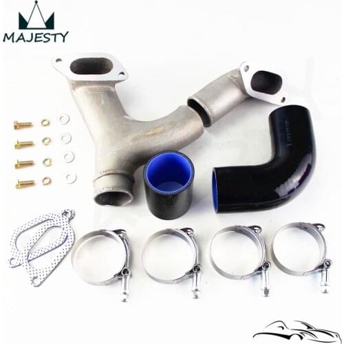 ALUMINUM TOP MOUNT INTERCOOLER Y-PIPE kit FIT FOR 02-07 SU*BARU IMPREZA WRX GD/GG