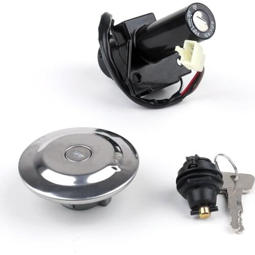 Artudatech For Yamaha YBR125 Ignition Switch Lock & Fuel Gas Cap Key Set YBR 125 2005 2006 2007 2008 2009