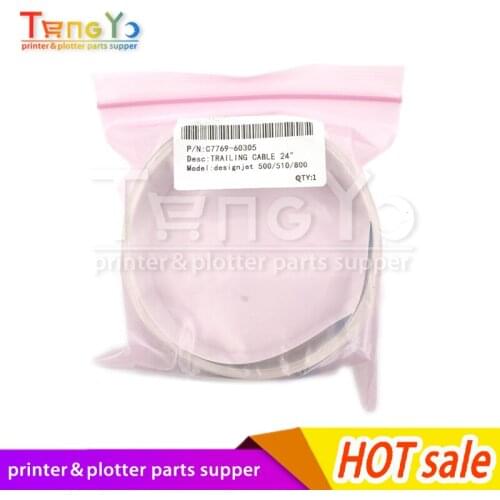 Free shipping New original C7769-60305 Carriage assembly trailing cable kit 24-inch A1 for HP500/500PS/800/800PS/815/820