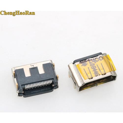 ChengHaoRan 1pcs High Quality HDMI 19Pin SMT PCB Soldering Mounting Interface Female Connector