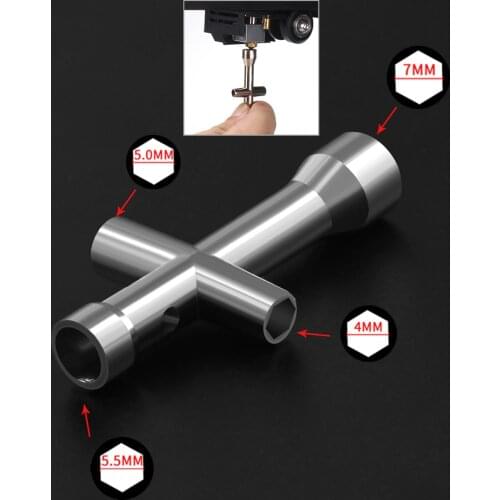 Two Trees E3D Nozzle MK8 Mini Spanner M2 M2.5 M3 M4 Screw Nut Hexagonal Cross Wrench Sleeve socket Maintenance Model Wheel Tool