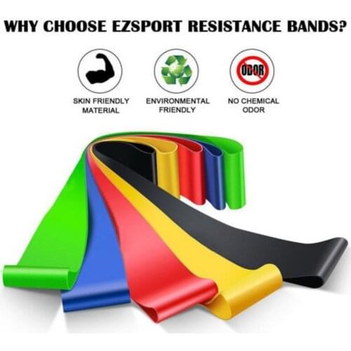 Yoga Resistance Tension Band Loop Yoga Pilates For Home Fitness Exercise Workout Training Resistance Band