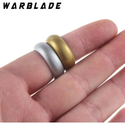 WarBLade 6-12 Size Hypoallergenic Flexible Silicone Ring Gold Silver Color Environmental Rubber Finger Rings For Men Women 2018
