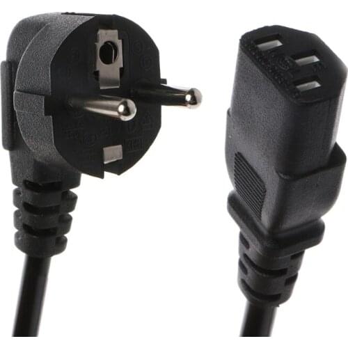 1.5M C13 Iec 320 Europese Ketel 2 Pin Ac Ronde Eu Plug Power Cable Cord