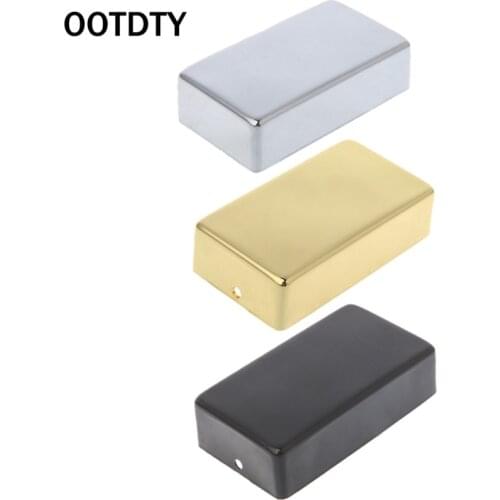 OOTDTY Electric Guitar Humbucker Pickup Cover No Holes Fits for 50mm 52mm Pickups Parts