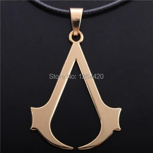 HOT Sale Cospaly Jewelry Game Necklace Alloy Pendant Necklage Gold/Silver Plated For Men Gifts Wholesale 20pcs/lot