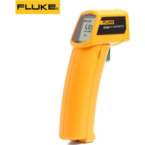 FLUKE 59/59E Mini Infrared Thermometer Handheld Tester Laser High Precision Digital Display Thermometer -30~350°C(-22~662°F)