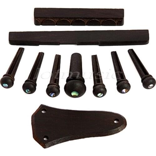 Bridge Pin Rosewood Truss Rod Cover Saddle Nut End Pin for Guitar Parts