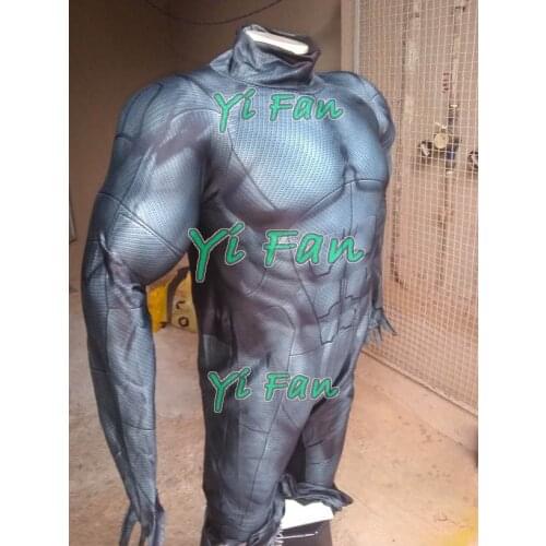 New Man Superhero Costume 3D Print Spandex Cosplay Zentai Suit Man Superhero Tight Bodysuit Free shipping