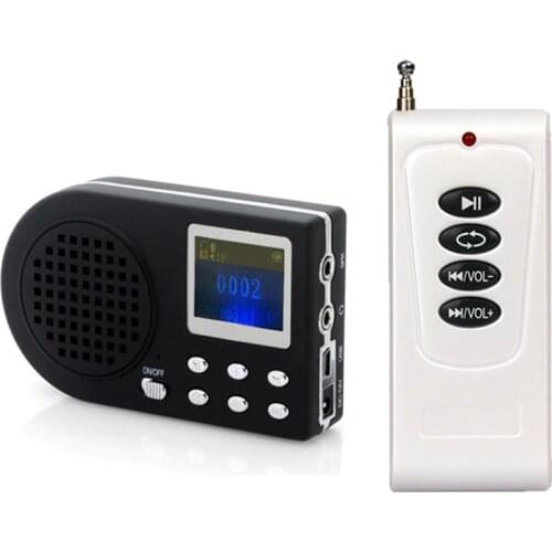 CP-360B Bird Caller Hunting Decoy Bird Scarer Mp3 Player Bird Sounds Loud Speaker With Wireless Remote Controller