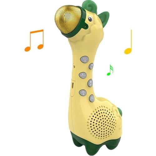 Bluetooth Wireless Karaoke Microphone Portable Handheld Speaker Machine Cartoon Microphones Kids Funny Party Sing Song Toys