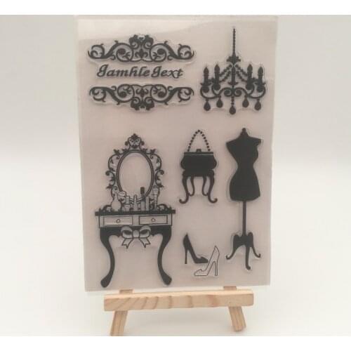 1sheet dresser Transparent stencil for DIY Scrapbooking Card Making/Kids Christmas Fun Decoration Supplies