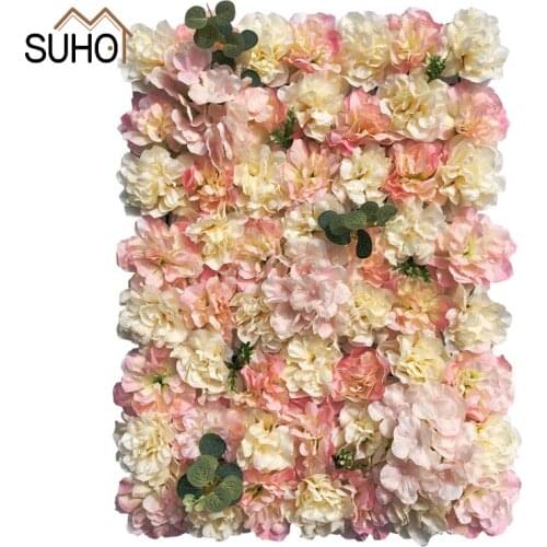 Romantic Art Flower Panel for Flower Wall Handmade with Artificial Silk Flower for Wall Decor, Flower Wall, Wedding Decor