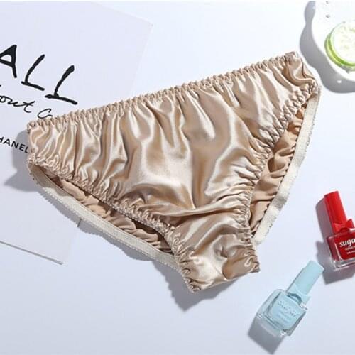 Sexy Underwear Women Panties Lingerie Large Sizes High Waist Modal Ruffle Silk Sexy Underwear Plus Size Women Underpanties Fits