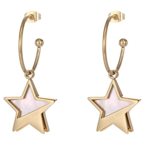 New Vintage Fashion Pendant Cartilage Drop Dangle Earrings Punk Jewelry For Cool Women Girl Friendship Gifts