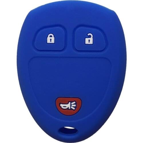 Silicone Case Car Key Cover Cap For GMC Sierra Yukon Key Shell For Buick For Hummer H3 For Chevrolet Colorado For Isuzu Fob Skin