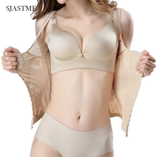 SJASTME Slimming Underwear Women Push up Breast Hot Sexy Shapers Waist Trainer Control Corset Body Shaper Modeling Belt Vest