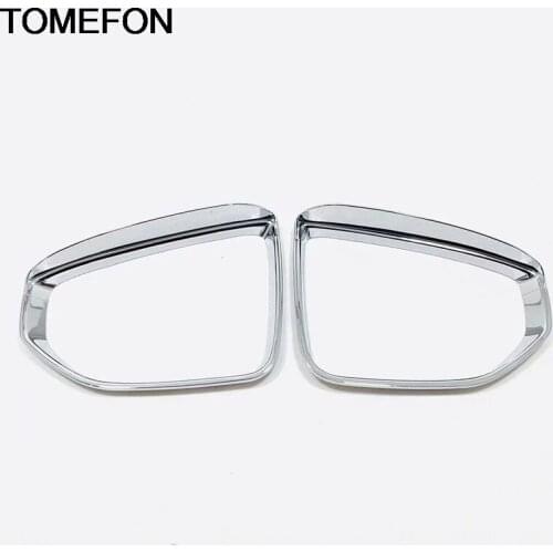 TOMEFON For Lexus UX 200h 260h 2019 Door Rearview Mirror Rain Snow Shield Sun Visor Cover Trim Styling Exterior Accessories ABS