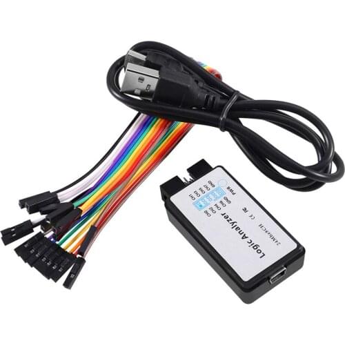 USB 24MHz 8CH 24MHz Logic Analyzer Device Set USB Cable For ARM FPGA M100