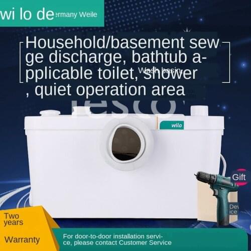 Inlet pump basement sewage pump sewage elevator toilet crusher shower booster pump