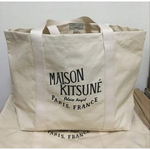 Letters Printed Large-capacity Shopping Bag Single Shoulder Canvas Bag