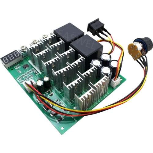 10-55V 100A 3000W Reversible DC Motor Speed Controller PWM Control Soft Start