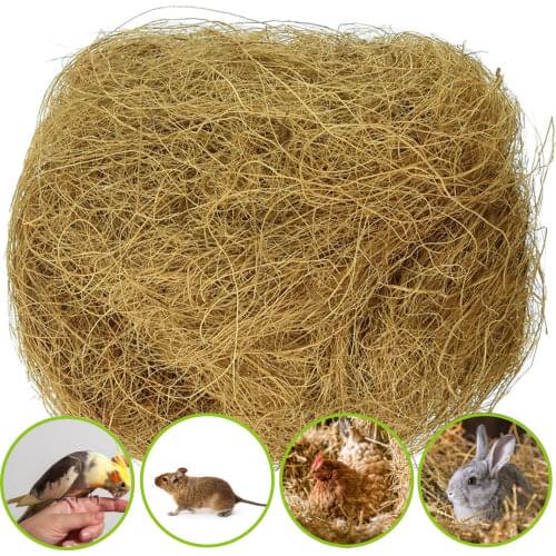 100g Natural Coconut Fiber Birds Nest Pet Mat For Small Animals To Build Nests Or Potted Plants Cultivation And Planting Media