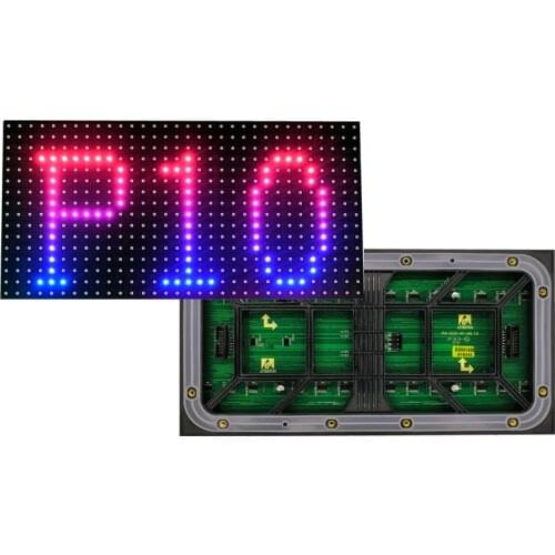320x160mm 32x16Dots LED Module P10 Outdoor Full Color SMD RGB High Brightness LED Display Matrix Billboard Panel