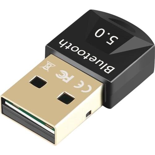 5.0 Bluetooth-Compatible Adapter USB Transmitter for PC Computer Receptor Laptop Earphone Audio Printer Data Dongle Receiver