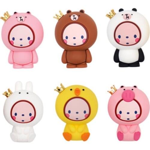 Car Air Freshener Fragrance Smell Solid Cartoon Perfume Air Outlet Auto Interior Dashboard Decoration Car Accessories Diffuser