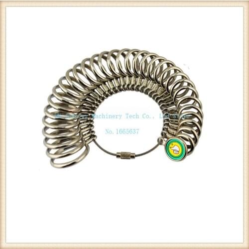 Free shipping U.S Ring measuring ring tools Finger size special measuring tool No.0-15 ,31 laps metal measuring scale