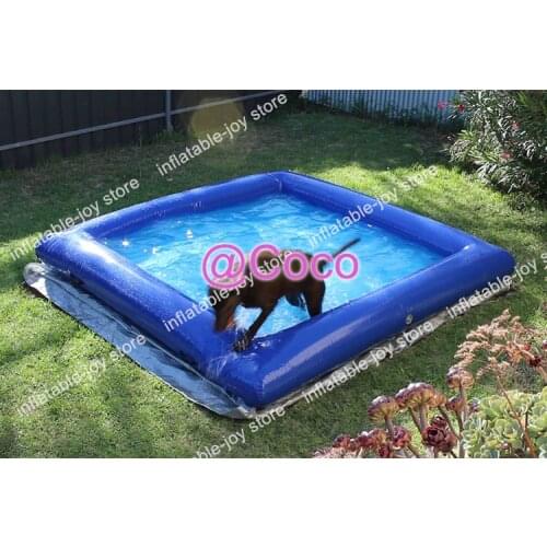 Free air ship to door!big inflatable dog swimming pool,commercial grade dog pet inflatable water pool for sale