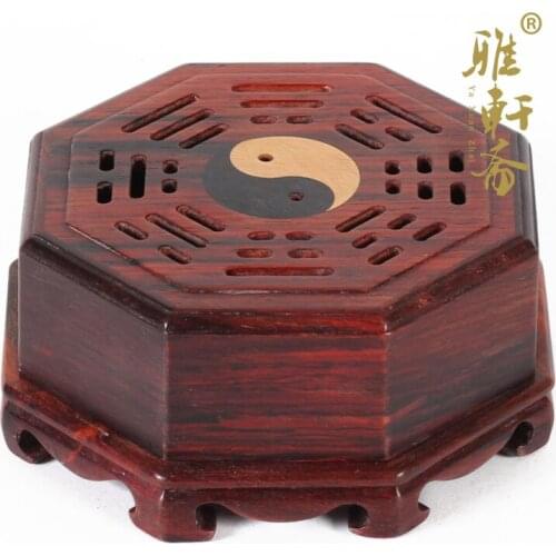 Sandalwood incense incense wood stove plate rosewood rosewood wood incense purple Tan hollow box