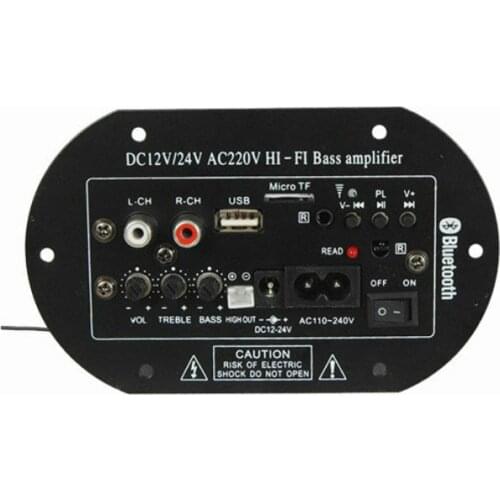 SOTAMIA 100W Bluetooth Amplifier Audio Board Car Subwoofer Amplifiers Speaker Power Amp 12V 24V 220V Home Theater Sound System