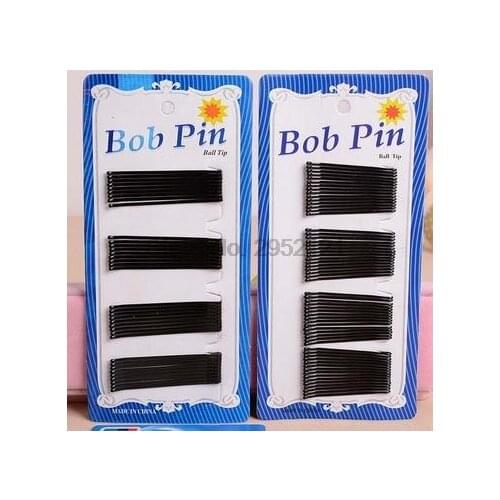 By dhl or ems 500sets BLACK Invisible Hair Clips Flat Top Pins Grips Salon Barrette Hair Accessories for Kid Women Hair Clip new