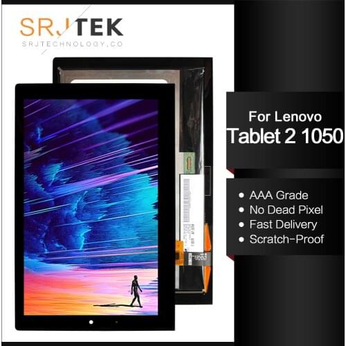For New Lenovo Yoga Tablet 2 1050 1050F 1050L MCF-101-1647-01-V4 Replacement LCD Display Touch Screen Assembly