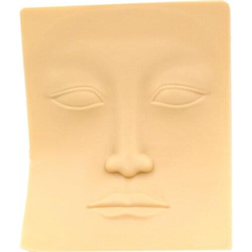 5pcs high quality Permanent makeup Fake face skin tattoo practice skin 3D high quality training skin for makeup free shipping