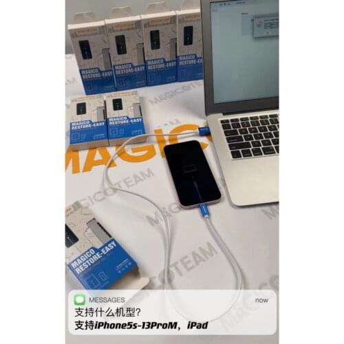 10pc Magico Restore - DFU Cable for iPhone iPad Automatic Restoration Automatic Recovery mode Upgrade Online Check Serial Number