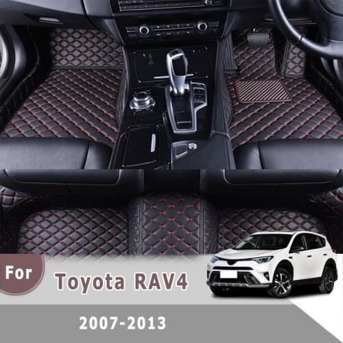 RHD Carpets For Toyota Rav4 Rav 4 2013 2012 2011 2010 2009 2008 2007 Car Floor Mats Auto Interior Accessories Decor Rugs
